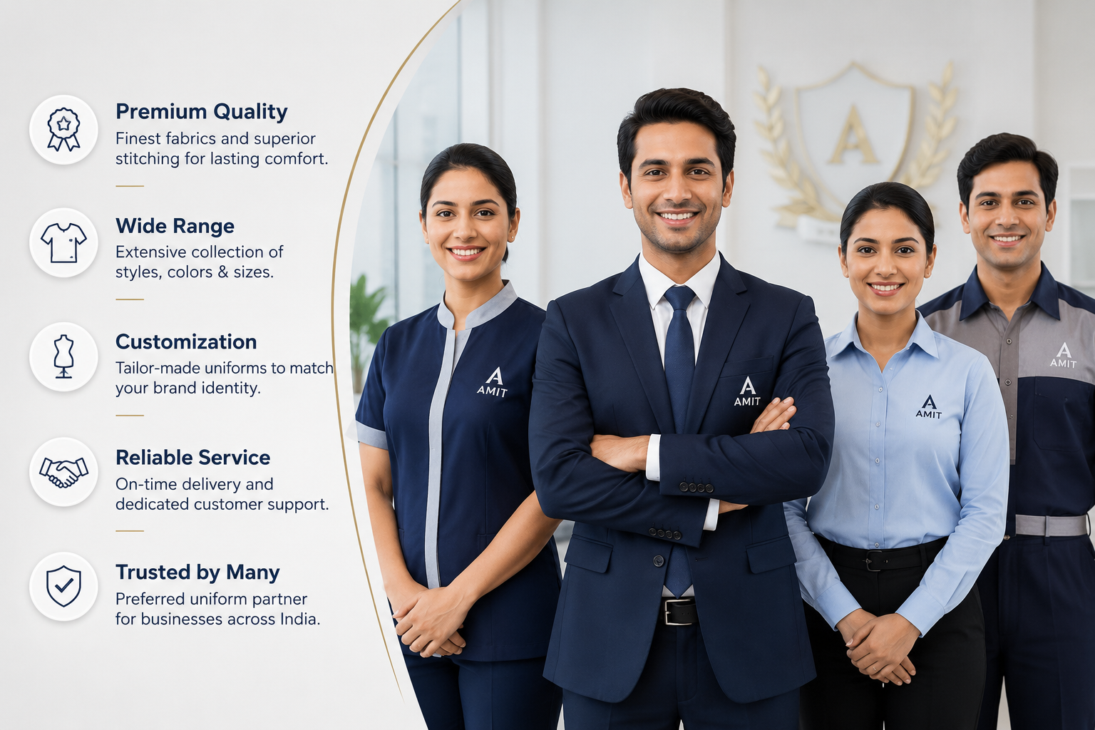 Why Businesses Choose Amit Corporate Uniform