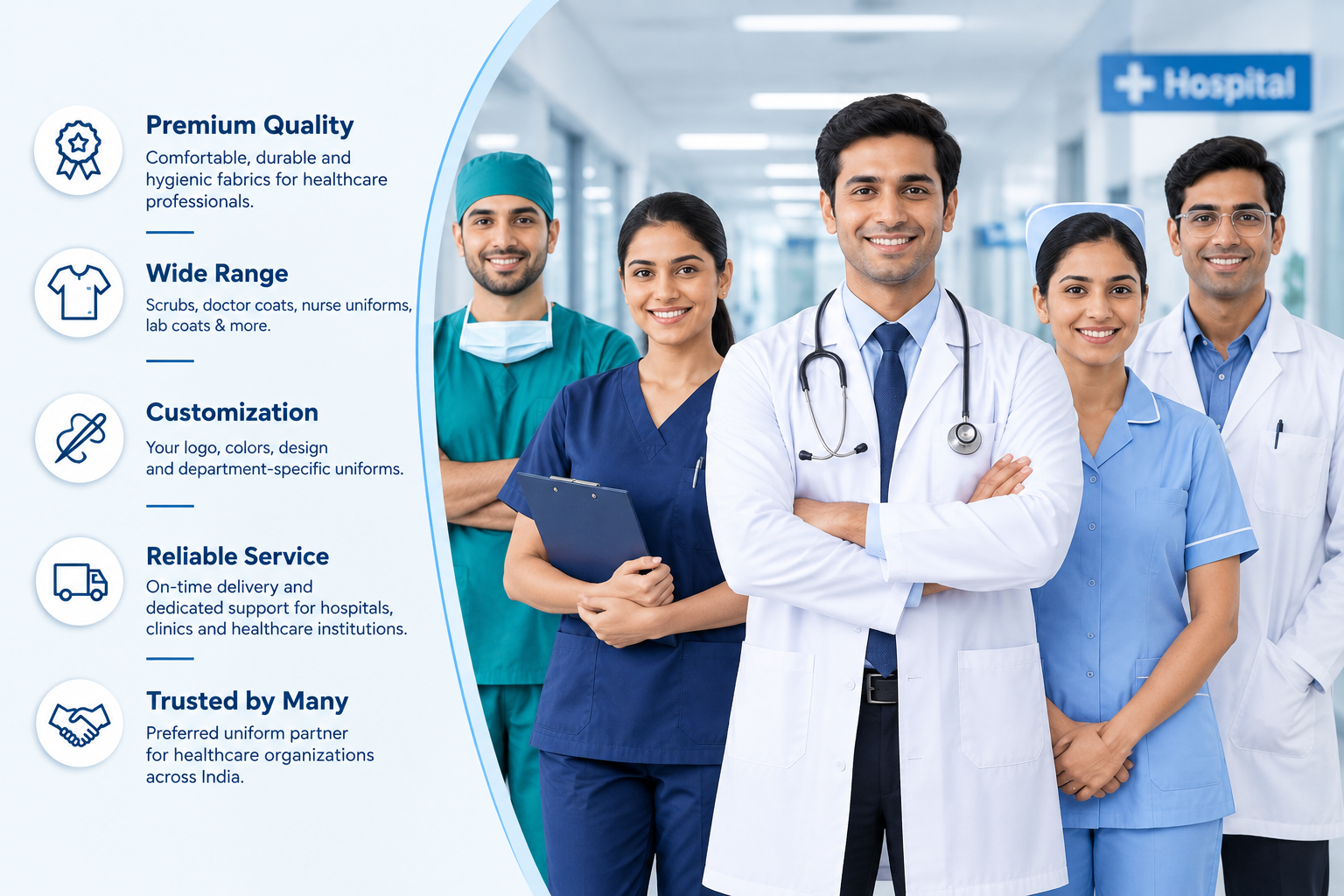 Hospital Uniform Manufacturer in Ahmedabad