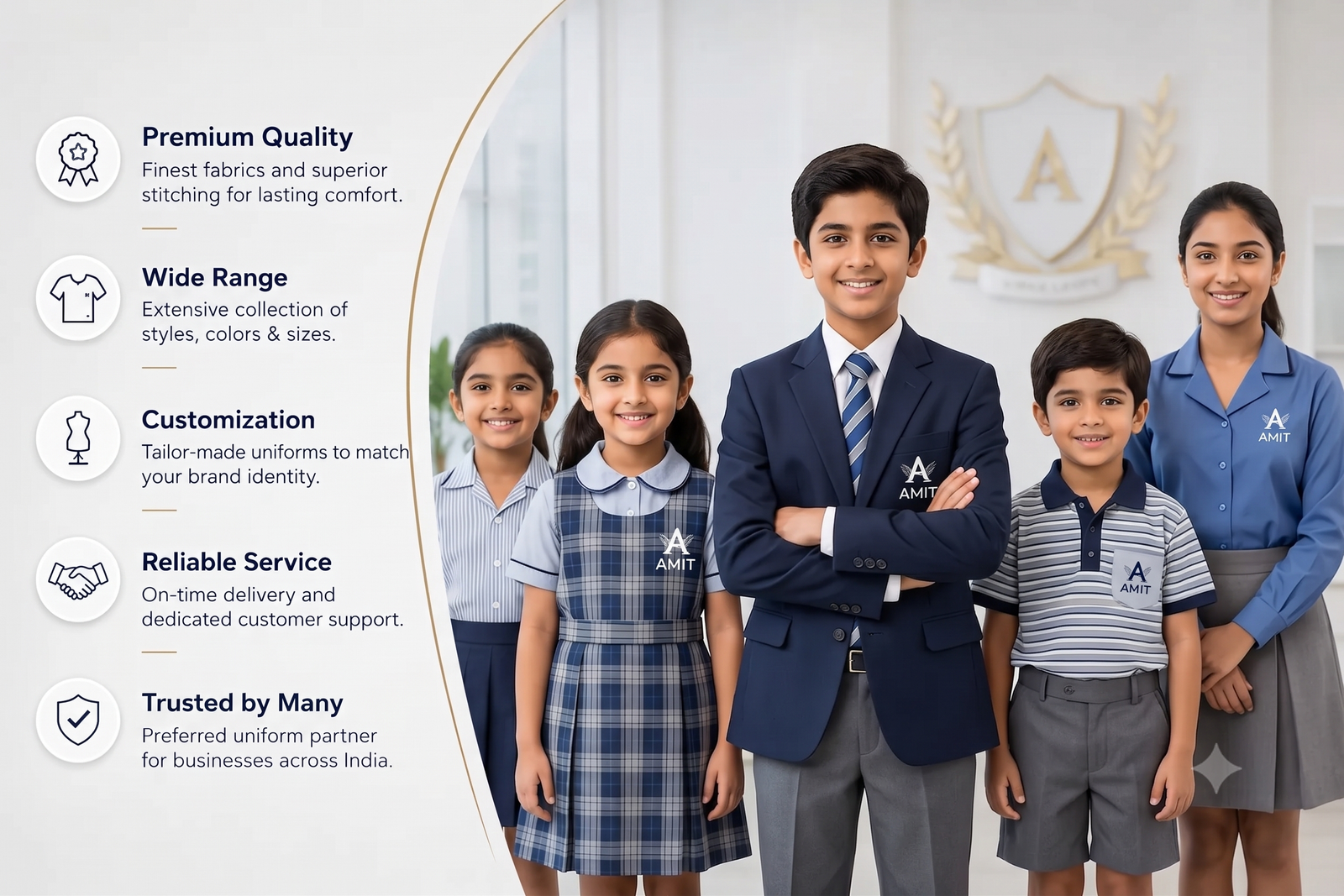 Why Businesses Choose Amit Corporate Uniform for School Uniform