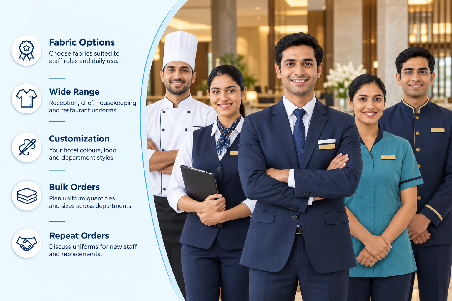 Why Choose Amit Corporate Uniform for Hotel Uniforms